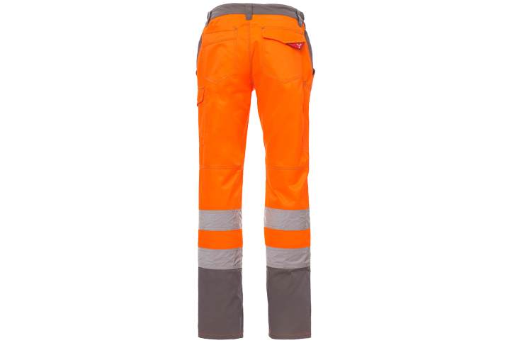 Warnschutz Bundhose Charter Orange/Gray