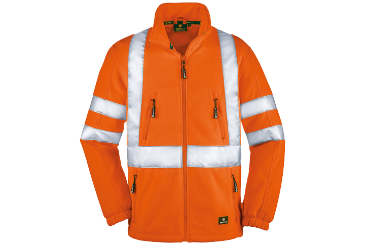 Warnschutz Fleecejacke Seattle Orange