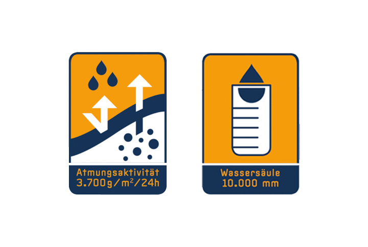 Warn-Wetterschutz Latzhose Chicago Gelb