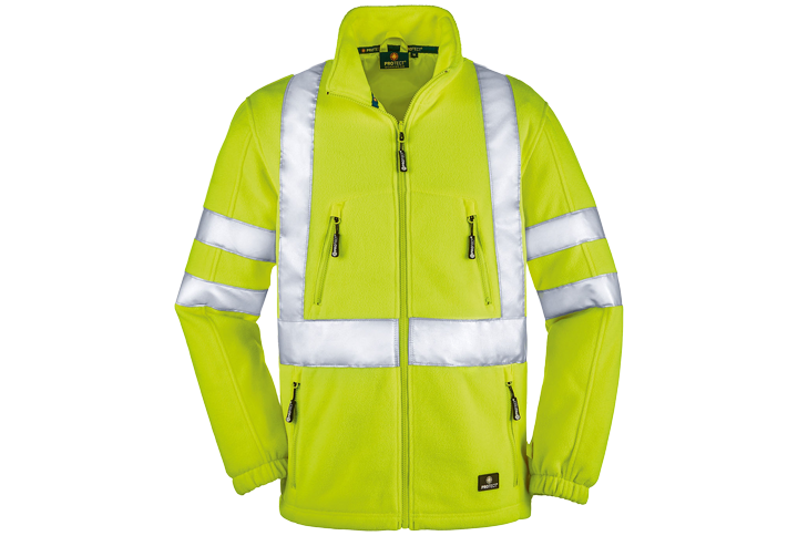 Warnschutz Fleecejacke Seattle Gelb