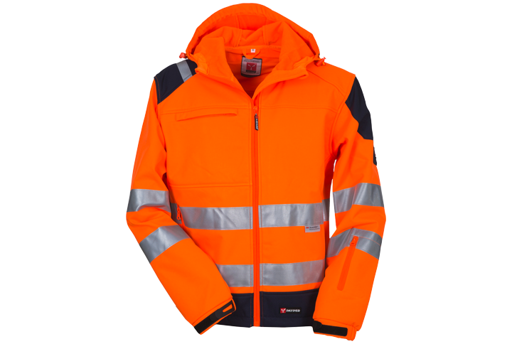 Warnschutz Softshell Shine Orange