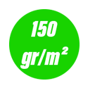 150 gr/m²