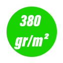 380  gr/m²: