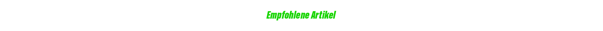 Empfohlene Artikel Banner