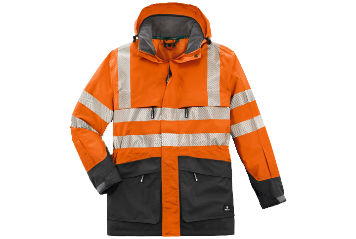 Warnschutz Wetterjacke Tampa Orange