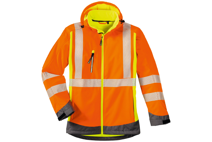 Warnschutz Softshell Houston Orange