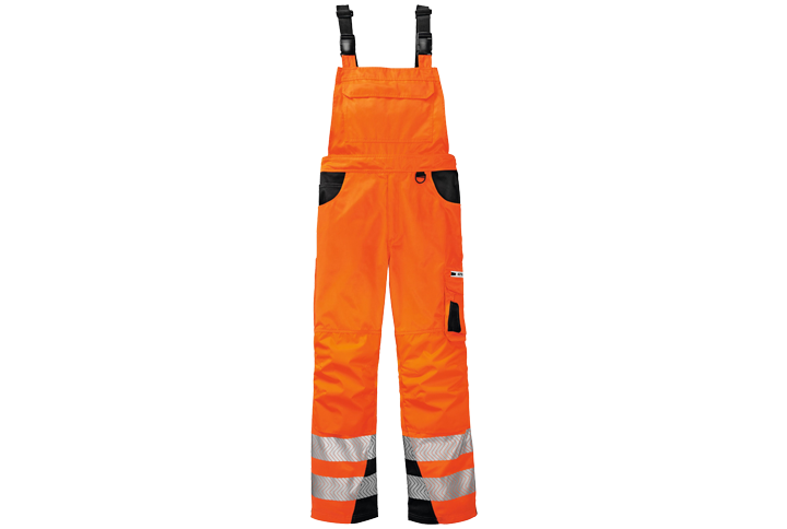 Warnschutz Latzhose Alabama Orange