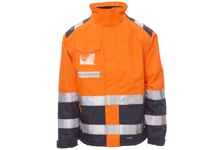 Warnschutz Jacke HiSpeed Orange/Navy