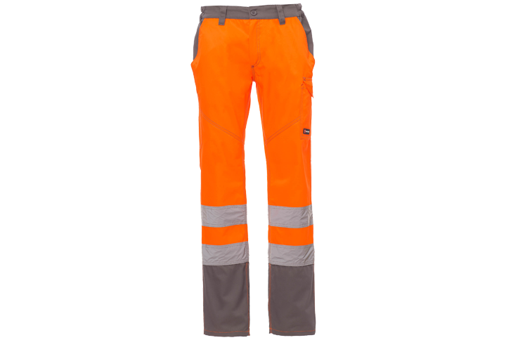 Warnschutz Bundhose Charter Orange/Gray