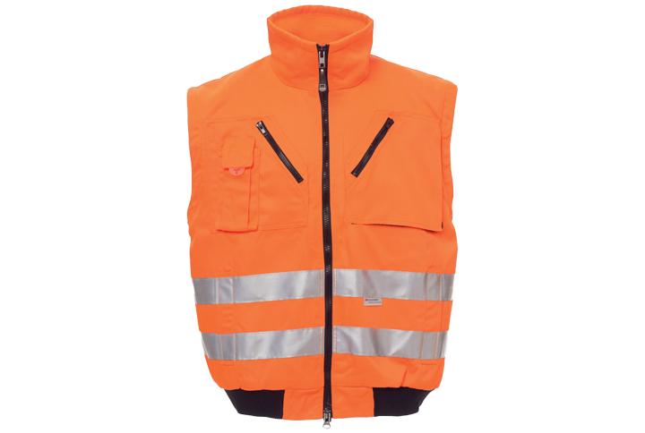 Warnschutz Jacke Street Orange