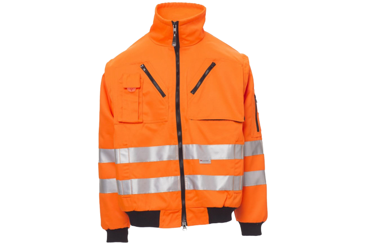 Warnschutz Jacke Street Orange